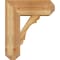 Ekena Millwork Olympic Craftsman Rough Sawn Bracket w/ Offset Brace, Western Red Cedar, 8"W x 20"D x 24"H BKT0806X20X24OLY04RWR - alternate 4